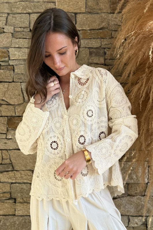 Sera Shirt Vintage Cream